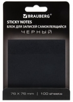   ()  BRAUBERG BLACK, 76  76 ., 100 